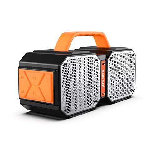 Product Cover Bluetooth Speakers, Bugani M83 Waterproof Outdoor Speakers Bluetooth 5.0, 40W Wireless Stereo Pairing Booming Bass Speaker, 2400 Minutes Playtime with Charge Your Phone, for Home Party, Camping, Gym.