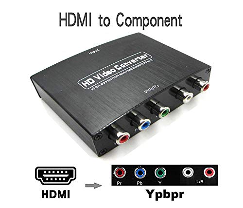Product Cover HDMI to Component converter 5RCA YPbPr RGB + R/L Converter V1.4 with R/L Audio Output JBingGG Support MacBook/Nintendo Switch/PS4 Pro etc.