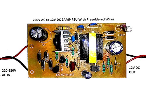 Product Cover 220V AC to 12V DC 2Amp Circuit Board SMPS Power Supply AC DC Stepdown Buck Converter Module