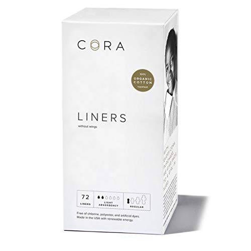 Product Cover Cora Ultra Thin Organic Cotton Women's Breathable Panty Liners (New Organic 72)