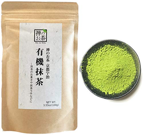 Product Cover Zen no Ocha Japanese Matcha Powder Green Tea 100% Organic Made in Kyoto Japan 3.53oz(100g)