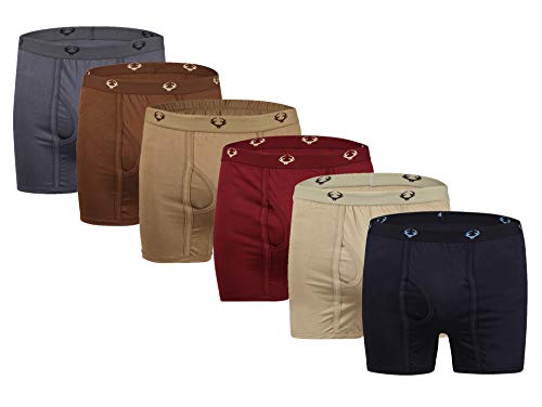 Product Cover Elk Men's Cotton Trunks Innerwear Brief Boxer (Pack of 6)
