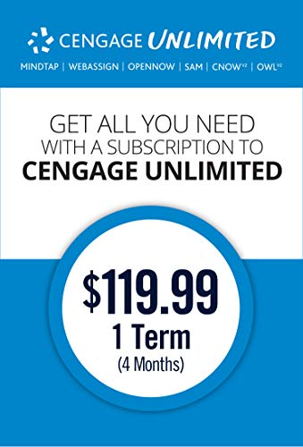 Product Cover Cengage Unlimited, 1 term (4 months), 1st Edition [Online Code]