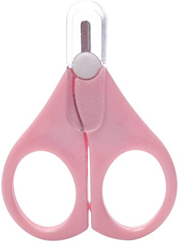 Product Cover GOCART WITH G LOGO New Born Baby Safety Nail Scissors with Circular Cutter Head (Pink)