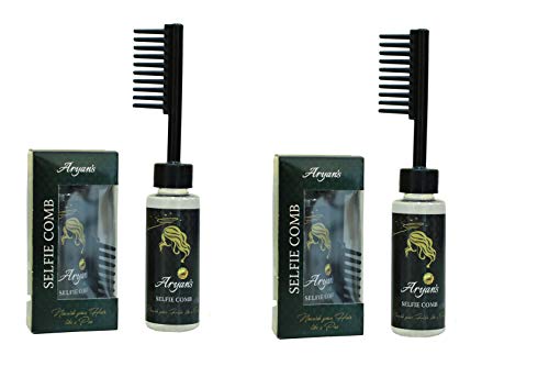 Product Cover Aryan`s Selfie Comb, Hair Root Applicator Bottle with Comb and Cap, for Applying Any Liquid on Scalp