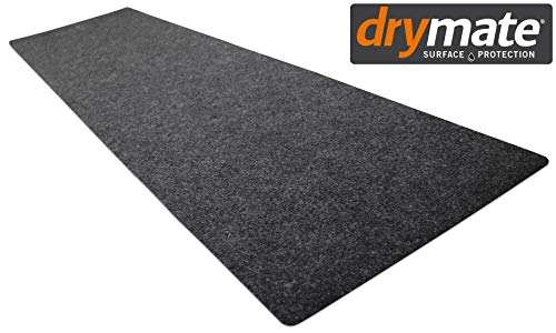 Product Cover Drymate Gun Cleaning Pad (16 Inches x 59 Inches), Premium Gun Cleaning Mat - Absorbent/Waterproof - Protects Surfaces, Contains Liquids - America's #1 Selling Gun Pad - Made in The USA (Charcoal)
