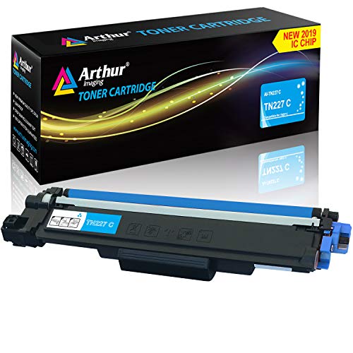 Product Cover Arthur Imaging with CHIP Compatible Toner Cartridge Replacement Brother Tn227 (Cyan, 1 Pack)
