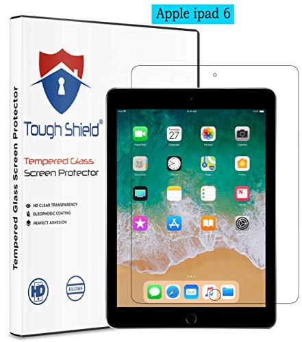 Product Cover TOUGH SHIELD® 0.3 mm 9H Flexible Gorilla Guard Tempered Glass Screen Protector Shield for Apple iPad 6 (6th Generation) 9.7 Inch Screen Size (Pack of 1)