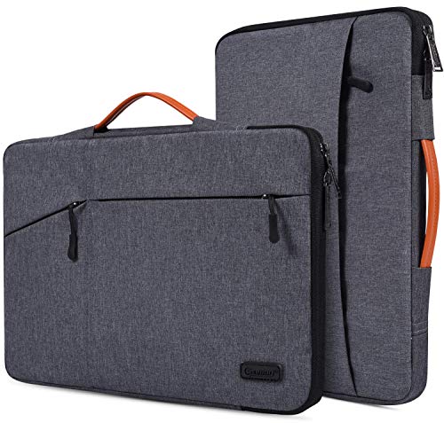 Product Cover 11.6-12.9 Inch Waterpoof Laptop Briefcase Sleeve for Lenovo C330 11.6 Chromebook, Acer 11.6 Chromebook, Samsung Chromebook 3 11.6, HP ASUS DELL Lenovo 11.6 Chromebook Tablet Sleeve Case, Space Grey