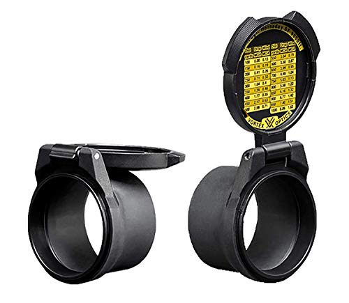 Product Cover Vortex Optics Defender Flip Cap Set - Eyepiece E-10 (41.5-46mm) & Objective Lens Cover O-44 (48-53 mm)
