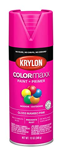 Product Cover Krylon K05528007 COLORmaxx Spray Paint, Aerosol, Mambo Pink