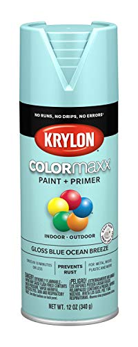 Product Cover Krylon K05506007 COLORmaxx Spray Paint, Aerosol, Blue Ocean Breeze