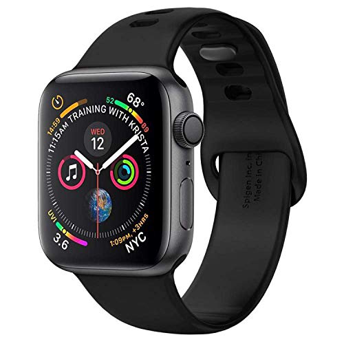 Product Cover Spigen Air Fit Designed for Apple Watch Band for 44mm/42mm Series 5/ Series 4 / Series 3/2/1 - Black