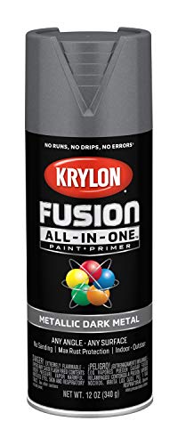 Product Cover Krylon K02769007 Fusion All-in-One Spray Paint, Dark Metal