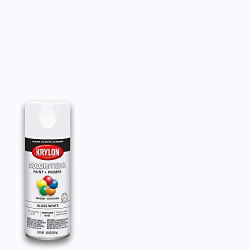 Product Cover Krylon K05545007 COLORmaxx Spray Paint, Aerosol, White