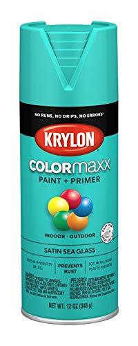 Product Cover Krylon K05576007 COLORmaxx Spray Paint, Aerosol, Sea Glass