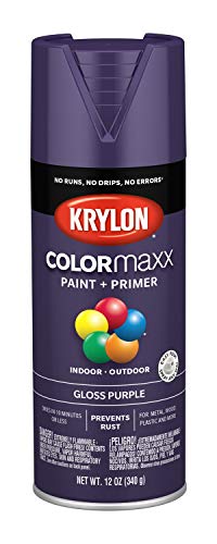 Product Cover Krylon K05533007 COLORmaxx Spray Paint, Aerosol, Purple