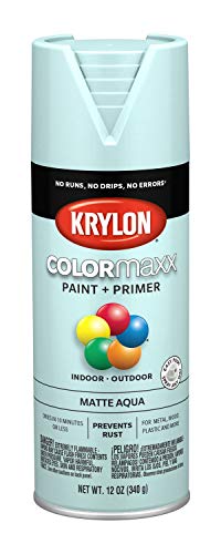 Product Cover Krylon K05549007 COLORmaxx Spray Paint, Aerosol, Aqua