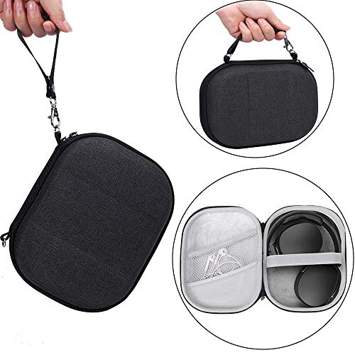 Product Cover Esimen Hard Carrying Case for Anker Soundcore Life Q20 Sony WH-XB900N Bose QuietComfort 35,Sennheiser PXC 550, JBL E55BT, Protective Travel Bag with Space for Cable, Charger Accessories (Gray)