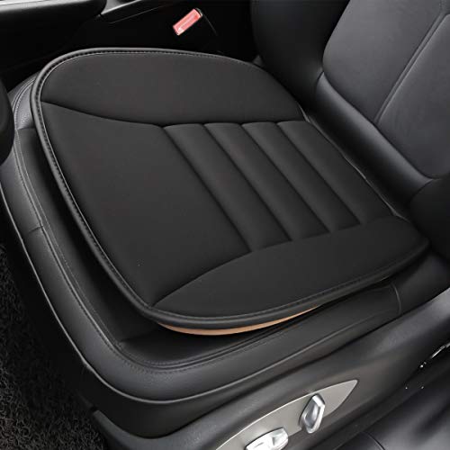 Product Cover Aukee Car Seat Cushion Office Chair Mat Memory Foam Home Use Pad Black 1PC