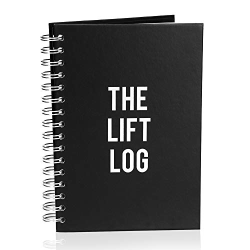 Product Cover The Lift Log Fitness Workout Journal - Daily Weight Loss Gym Tracker, Track Lifts, Cardio, Goals, Body Weight - Spiral Goal Tracking Planner Notebook Designed by Experts, Thick Metal Bound Hardcover