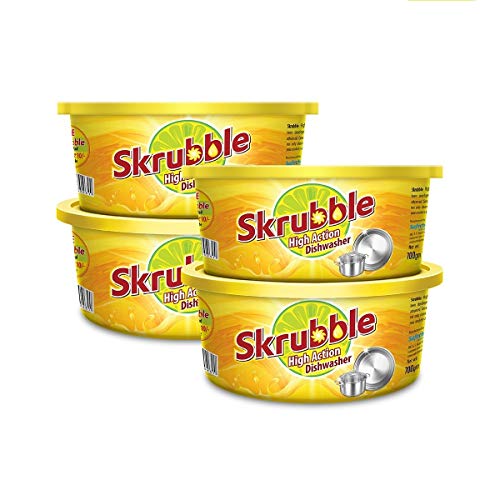 Product Cover Skrubble High Action Dishwasher with Free Scrub Pad, 700g (Pack of 4)