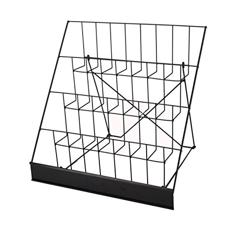 Product Cover FixtureDisplays 4-Tiered Greeting Card Rack, 18