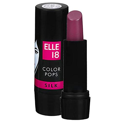 Product Cover Elle 18 Color Pops Silk Lipstick -W52, 4.2 gm