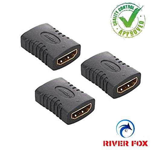 Product Cover River Fox HDMI Female to Female Coupler Cable Joiner Gender Changer - Pack of 3
