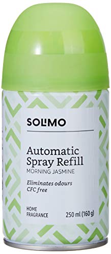 Product Cover Amazon Brand - Solimo Automatic Air Freshener Refill - 250 ml (Morning Jasmine)