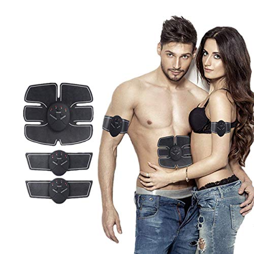 Product Cover SHOPPOWORLD Wireless Abdominal and Muscle Exerciser Training Device Body Massager | Smart Fitness stimulator EMS Slimming beauty Machine