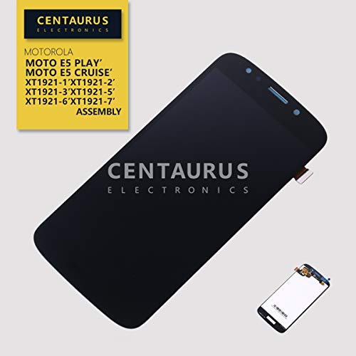Product Cover CENTAURUS Moto E5 Play Replace LCD Display Touch Screen Digitizer Assembly without Frame Compatible with Motorola Moto E5 Play XT1921-1 XT1921-2 XT1921-3 XT1921-5 XT1921-6 XT1921-7 Moto E5 Cruise 5.2