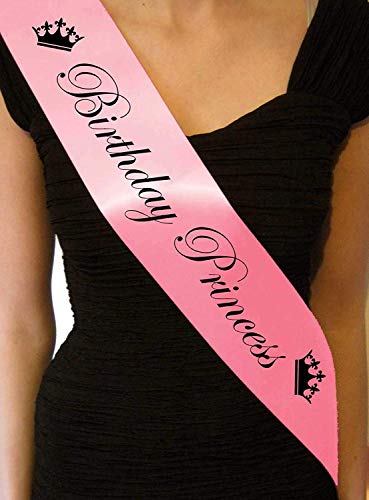 Product Cover Skylofts Birthday Princess Sash for Girls Birthday Party Props