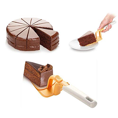 Product Cover Zafos Cake Lifter,Pastry & Pizza Serving Spoon with Slidable Blade