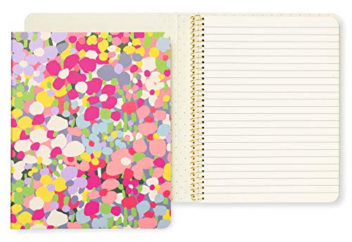 Product Cover Kate Spade New York Concealed Spiral Notebook with 112 Lined Pages, Floral Dot