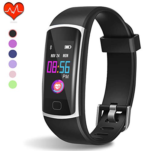 Product Cover HuaWise Fitness Tracker, Waterproof Activity Tracker with Heart Rate Monitor and Sleep Monitor, Waterproof Pedometer, Step Counter, Calories Counter for Android & iPhone