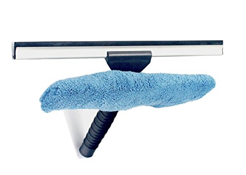 Product Cover EVERSPROUT Squeegee and Microfiber Window Scrubber Combo | 2-in-1 Window & Glass Cleaning Tool | Includes 11-Inch Squeegee Blade (Squeegee only, no Pole)