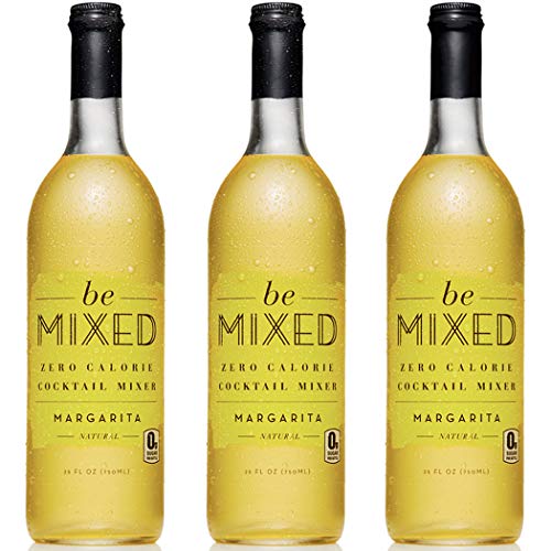 Product Cover Zero Calorie Margarita Cocktail Mixer by Be Mixed | Low Carb, Keto Friendly, Sugar Free and Gluten Free Drink Mix | 25 ounce bottle, 3 pack