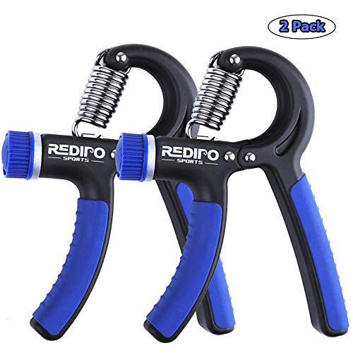 Product Cover Hand Grip Strengthener - 2 Pack Forearm Exerciser Adjustable Resistance 20-90lbs Hand Squeezer for Men,Women - Grip Workout and Hand Rehabilitation