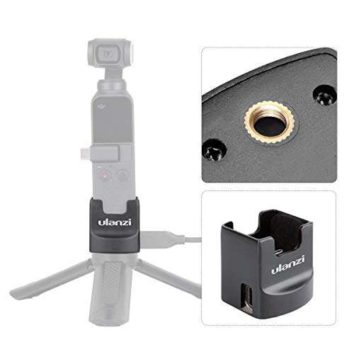 Product Cover ULANZI OP-2 Desktop Charger Base Charging Stand Tripod Mount Adapter Handheld Gimbal Holder Supporting with 2 USB Port for DJI OSMO Pocket Stabilizer Accessories