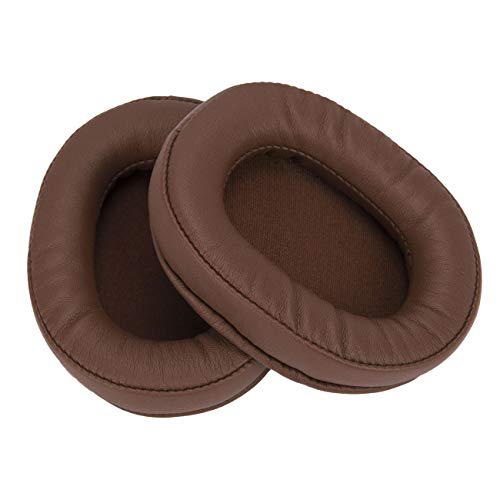 Product Cover Oriolus Replacement EarPads Ear Cushions for Audio-Technica ATH-MSR7 ATH-M50X ATH-M20 ATH-M40 ATH-M40X SX1 Headphones with Storage Case (Brown)