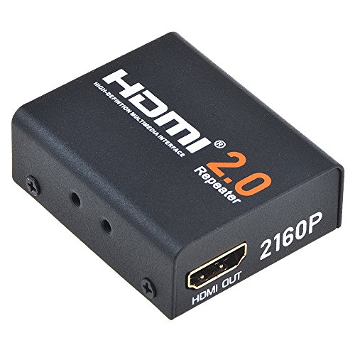 Product Cover 4K2K 1080P 3D HDMI Booster, JerGO HDMI 2.0 Signal Amplifier Repeater Boost Up to 200ft Transmission Distance 18Gbps Bandwidth for HDTV,PS4, Oculus and More (HDMI 2.0)