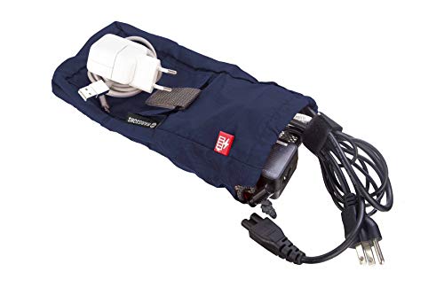 Product Cover Harissons Bags Mobile, Laptop, Accessories Charger Pouch (Navy Blue)