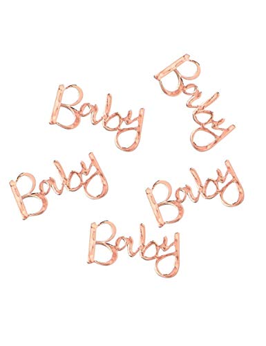 Product Cover Ginger Ray Rose Gold Baby Shower Party Table Confetti - 14G - Twinkle