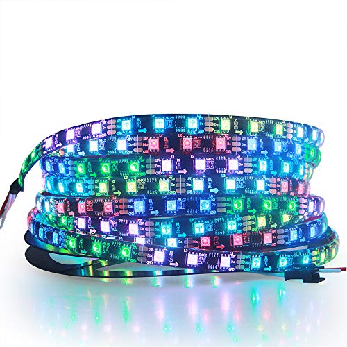 Product Cover ALITOVE RGB Addressable LED Strip WS2811 12V LED Strip Lights 16.4ft 300 LEDs Dream Color Programmable Digital Flexible LED Pixel Rope Light Waterproof IP65 with 3M VHB Heavy Duty Self-Adhesive Back