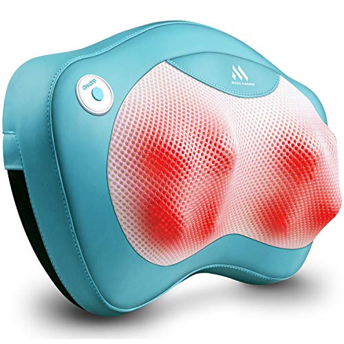 Product Cover Back Massager Neck Massager with Heat - Christmas Gifts for Girlfriend, Boyfriend, Sister, Brother, Parents- Perfect Presents Idea for Valentines Day, Mothers Day, Fathers Day, Thanksgiving Day - Gift
