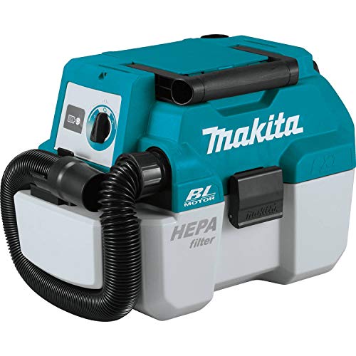 Product Cover Makita XCV11Z 18V LXT Lithium-Ion Brushless Cordless 2 Gallon HEPA Filter Portable Wet/Dry Dust Extractor/Vacuum, Tool Only