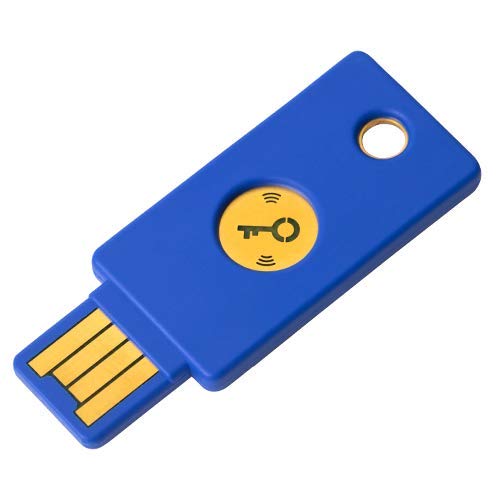 Product Cover Yubico Security Key NFC - Two Factor Authentication USB and NFC Security Key, Fits USB-A Ports and Works with Supported NFC Mobile Devices - FIDO U2F and FIDO2 Certified - More Than a Password