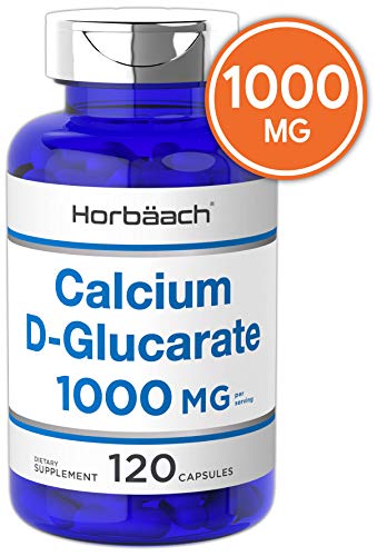 Product Cover Calcium D Glucarate 1000mg | 120 Capsules | Non-GMO, Gluten Free Supplement | by Horbaach