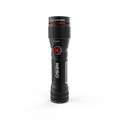 Product Cover NEBO Redline FLEX 450-Lumen Flashlight - 450 Lumen Turbo mode with flex power option included rechargeable battery or AA battery, includes clip and magnetic base - NEBO 6700